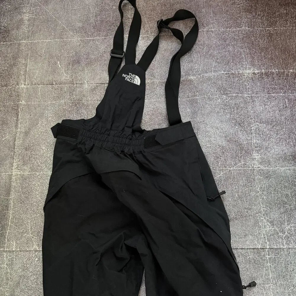Men's Vintage 90's The North Face Steep Tech Black Bib Snowboard Ski Pants Sz L